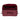 Ella Terra Burgundy Claret Red Leather Makeup Bag