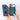 BloomCase Magic Wallet Midnight Blue Apple iPhone 17 Pro (6.3") Genuine Leather Removable Wallet Phone Case