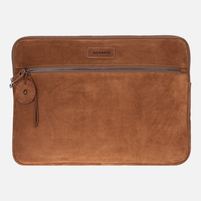 Camel Still Hakiki Süet Deri 13-14 inç MacBook/Laptop Kılıfı