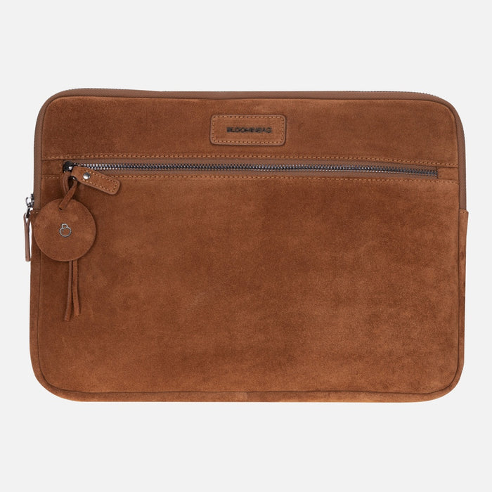 Camel Still Hakiki Süet Deri 15-16 inç MacBook/Laptop Kılıfı