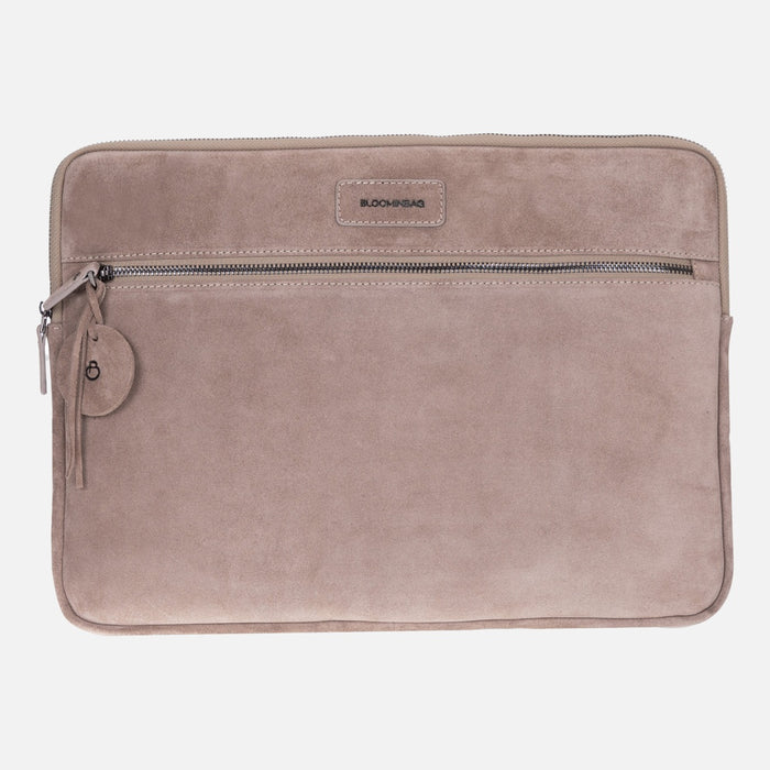 Mist Still Hakiki Süet Deri 13-14 inç MacBook/Laptop Kılıfı