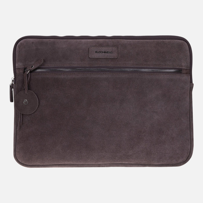 Mocha Still Hakiki Süet Deri 13-14 inç MacBook/Laptop Kılıfı