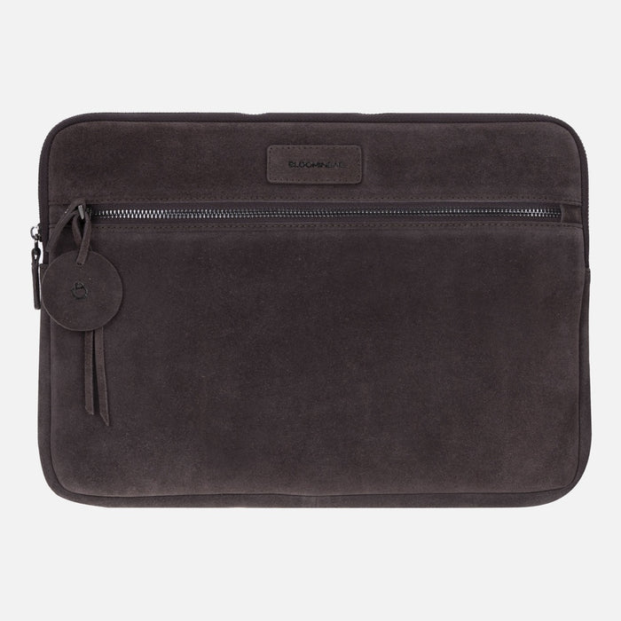 Mocha Still Hakiki Süet Deri 15-16 inç MacBook/Laptop Kılıfı