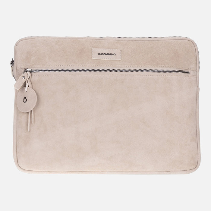 Sand Still Hakiki Süet Deri 13-14 inç MacBook/Laptop Kılıfı