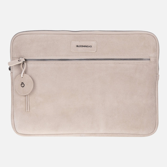 Sand Still Hakiki Süet Deri 15-16 inç MacBook/Laptop Kılıfı