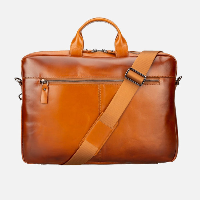 Bloom Urban Shield 13"-14" Cognac Tan Deri Laptop / Macbook Çantası
