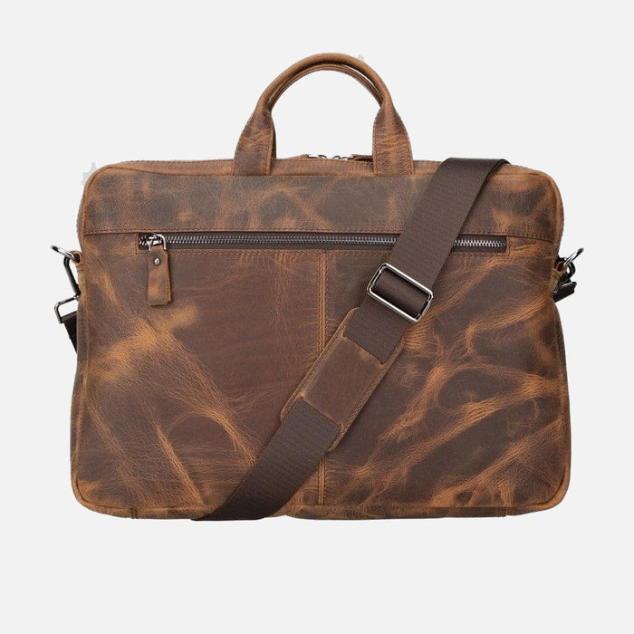 Bloom Urban Shield 13-14" Saddle Heritage Hakiki Deri Laptop / Macbook Çantası
