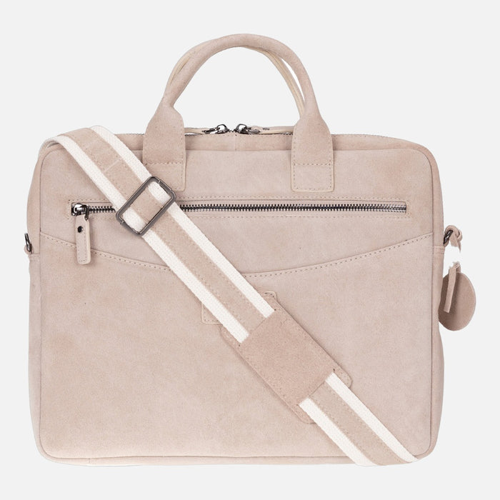 Sand Still Hakiki Süet Deri 13-14 inç MacBook/Laptop Çantası