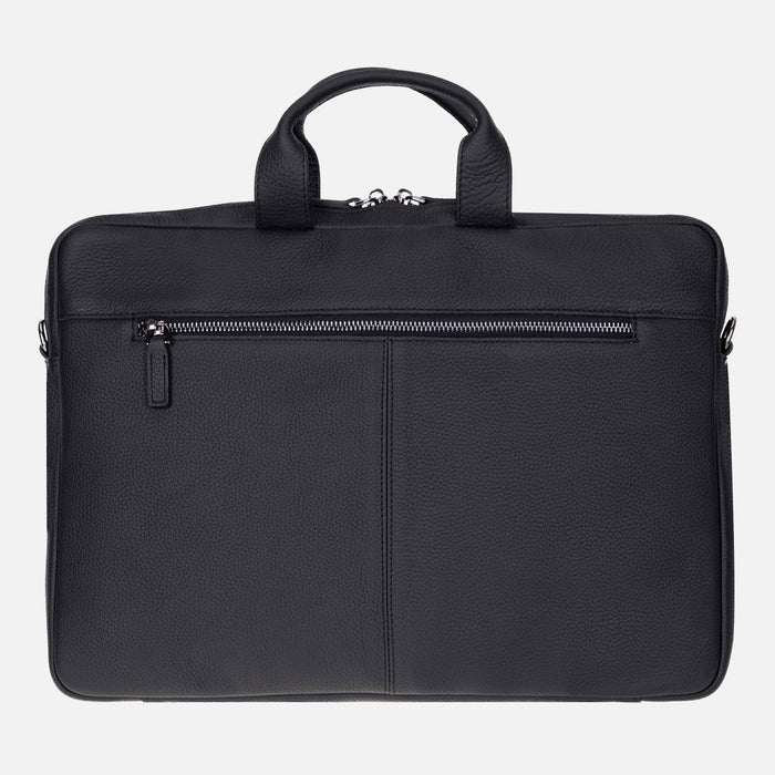 Bloom Urban Shell Pro 13-14" Noir Black Hakiki Deri Laptop / Macbook Çantası