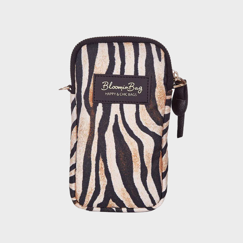 Stripy Tricky Cell Phone Crossbody Bag