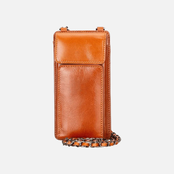 City Muse Deri Sandstone Tan Çapraz Askılı Telefon Cüzdan