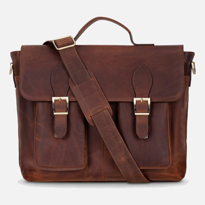 RIVOLI Saddle Heritage Hakiki Deri 15–16 inç Laptop ve Evrak Çantası
