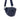 BloominBag Alora Midnight Navy Croco lacivert kroko desenli deri kadın bel çantası
