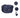 BloominBag Alora Midnight Navy Croco lacivert kroko desenli deri kadın bel çantası