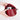 BloominBag Alora Scarlet Rouge Croco kırmızı bordo tonlarında kroko desenli deri kadın bel çantası