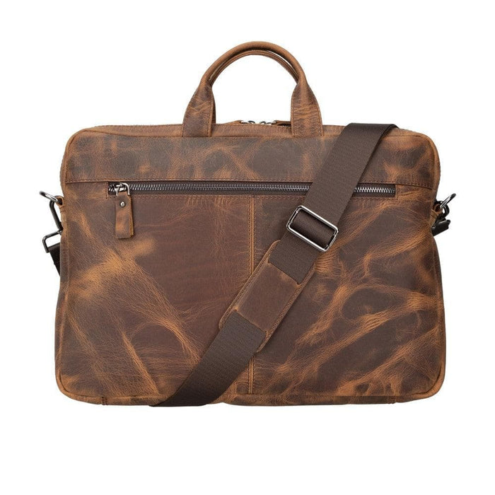 Bloom Urban Shield 13-14" Saddle Heritage Hakiki Deri Laptop / Macbook Çantası