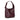 Ravello Cimbrone Merlot Burgundy Leather Shoulder Bag / Deri Omuz Çantası
