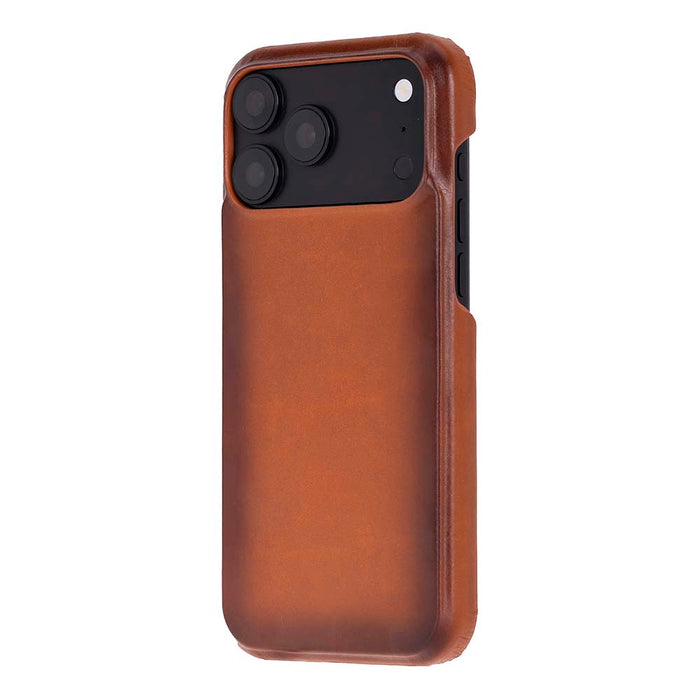 BloomCase VECTRA Desert Tan iPhone 18 Pro Max MagSafe Hakiki Deri Kılıf