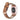 BloominBag BloominBand Tobacco Brown deri Apple Watch kordonu, 44, 45, 46 ve 49 mm uyumlu