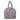 BloominBag BloomVoyage Ash Gray kül grisi hakiki deri kadın duffle seyahat ve hafta sonu çantası