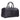 BloominBag BloomVoyager Luxe Obsidian Black siyah hakiki deri unisex duffle seyahat ve hafta sonu çantası
