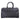BloominBag BloomVoyager Luxe Obsidian Black siyah hakiki deri unisex duffle seyahat ve hafta sonu çantası