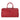 BloominBag BloomVoyager Roma Rouge kırmızı hakiki deri unisex duffle seyahat ve hafta sonu çantası
