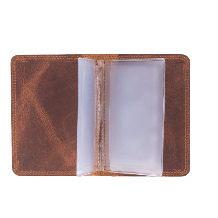 BloominBag Drive Heritage Brown Deri Ruhsat Kılıfı