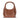 Marella Soft City Camel Tan Leather Shoulder Bag / Deri Omuz Çantası