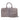 BloomVoyage Ash Gray Genuine Leather Duffle Bag - Women's Travel & Weekend Bag