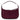 BloominBag Elara Merlot bordo süet ve hakiki deri premium kadın omuz çantası ve tote bag