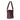Milano Zip Tote – Oxblood Burgundy Hakiki Deri Askılı Kadın Omuz Çantası