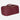 BloominBag Ella Terra Burgundy bordo deri makyaj çantası