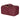 BloominBag Ella Terra Burgundy bordo deri makyaj çantası