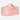 BloominBag Ella Terra Dusty Rose gül kurusu deri seyahat ve makyaj çantası