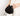 BloominBag Haze Soft Noir Black siyah süet büzgülü kadın omuz çantası