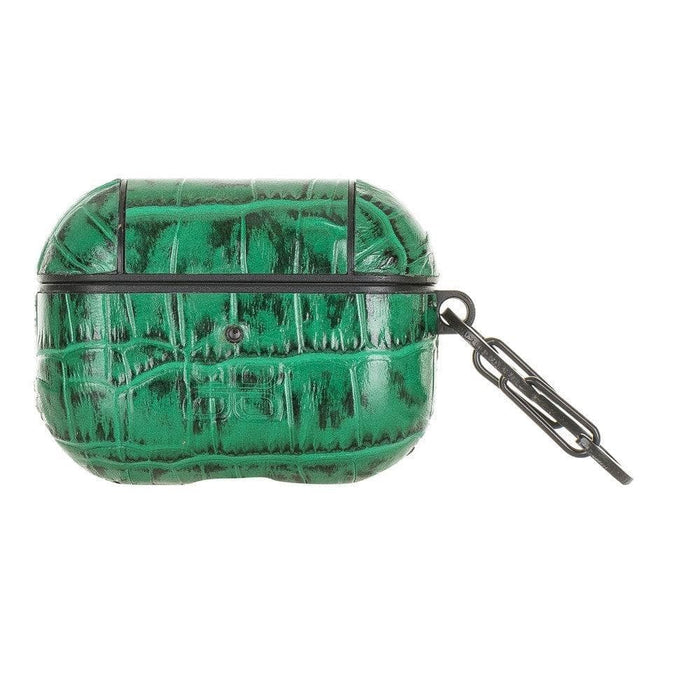 AUREL Hook Verdant Green Hakiki Deri AirPods Pro Kılıfı – AirPods Pro 1 & 2 Uyumlu