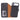 BloomCase Magic Wallet Obsidian Black Hakiki Deri iPhone 17 Air(6.5") Cüzdanlı Telefon Kılıfı