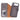 BloomCase Magic Wallet Ash Mist Gray Hakiki Deri iPhone 17 Air(6.5") Cüzdanlı Telefon Kılıfı