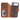 BloomCase Magic Wallet Mahogany Saddle Hakiki Deri iPhone 17 Air(6.5") Cüzdanlı Telefon Kılıfı