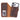 BloomCase Magic iPhone 17 Pro Max(6.9") Mahogany Saddle Ayrılabilir Hakiki Deri Cüzdanlı Telefon Kılıfı