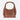 BloominBag Marella Soft City Camel Tan taba renk hakiki deri kadın omuz çantası