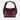 BloominBag Marella Soft City Merlot Burgundy bordo hakiki deri kadın omuz çantası