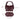 BloominBag Marella Soft City Merlot Burgundy bordo hakiki deri kadın omuz çantası