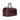 MERIDIAN Burnished Chestnut Brown Hakiki Deri Unisex Hafta Sonu/Weekender/Duffle Seyahat Çantası