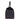 MERIDIAN Obsidian Black Hakiki Deri Unisex Hafta Sonu/Weekender/Duffle Seyahat Çantası