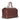 MERIDIAN Pebbled Chestnut Brown Hakiki Deri Unisex Hafta Sonu/Weekender/Duffle Seyahat Çantası