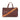 MERIDIAN Pebbled Chestnut Brown Hakiki Deri Unisex Hafta Sonu/Weekender/Duffle Seyahat Çantası