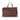 MERIDIAN Pebbled Chestnut Brown Hakiki Deri Unisex Hafta Sonu/Weekender/Duffle Seyahat Çantası