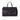 MERIDIAN Pebbled Onyx Black Hakiki Deri Unisex Hafta Sonu/Weekender/Duffle Seyahat Çantası